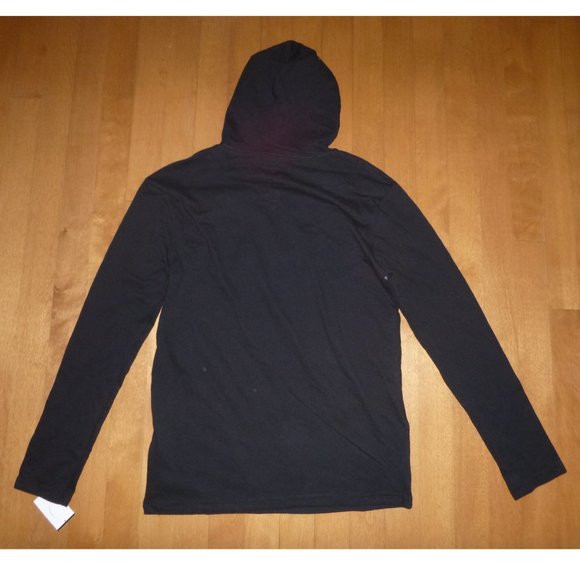 Boys BATMAN Hoodie LS Tshirt mask Sz L 10/12 NWT - Picture 2 of 2